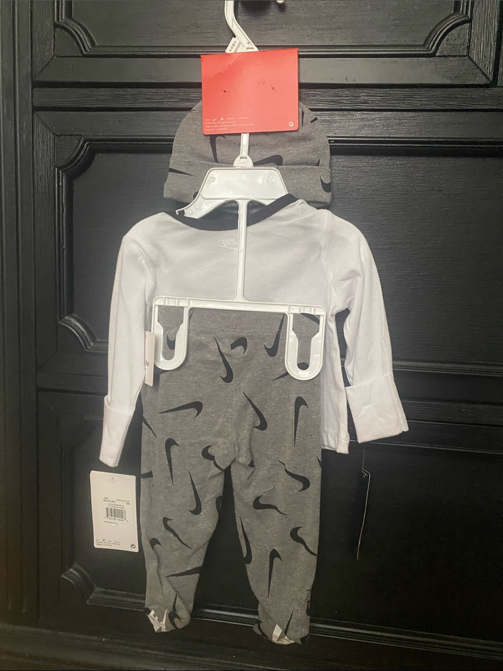 Nike White & Gray Infant 3-Piece Outfit - Picture 2 of 2